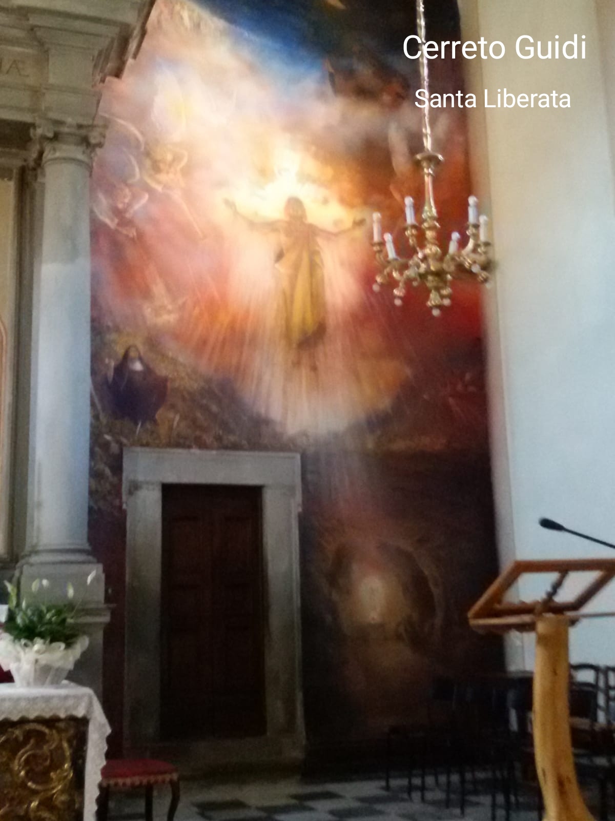 Santa Liberata · affresco del Maestro Callossi